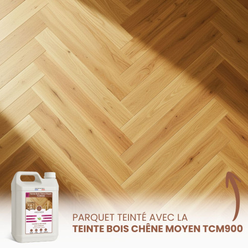 Teinte Bois Chêne Moyen parquet meuble