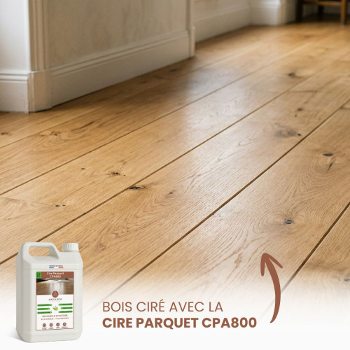 Cire végétale liquide CPA800 - Cire pour parquet bois incolore